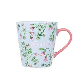 Grandma Twin Flowers Mini Mug