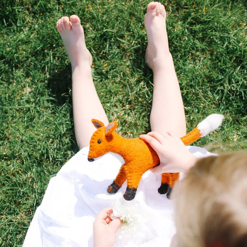 Hand Felted Fox - Small