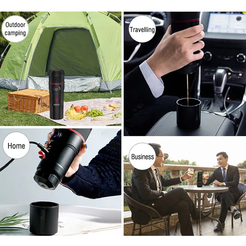 HiBREW Portable Car Coffee Machine, USB pod  Coffee machine, Capsule