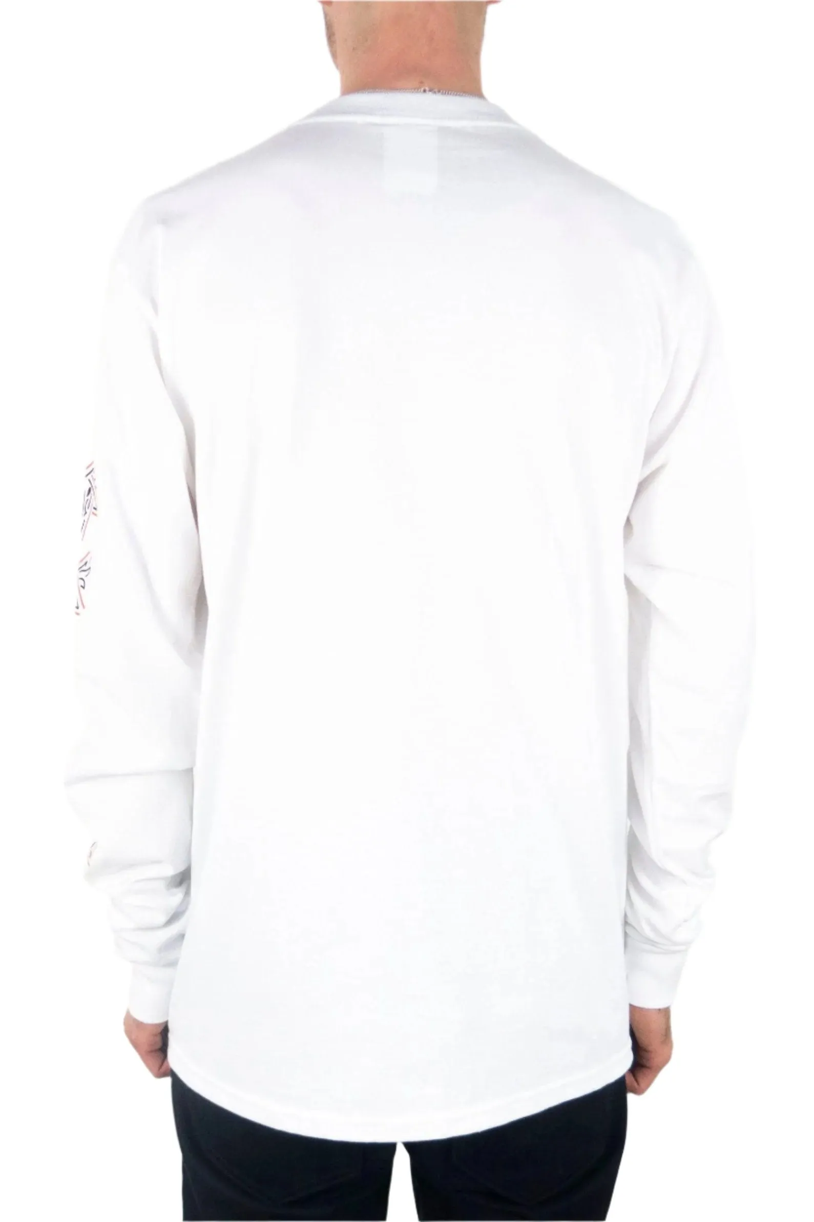 HUF x Thrasher Monteray Long Sleeve T-Shirt - White exclusive at Remix