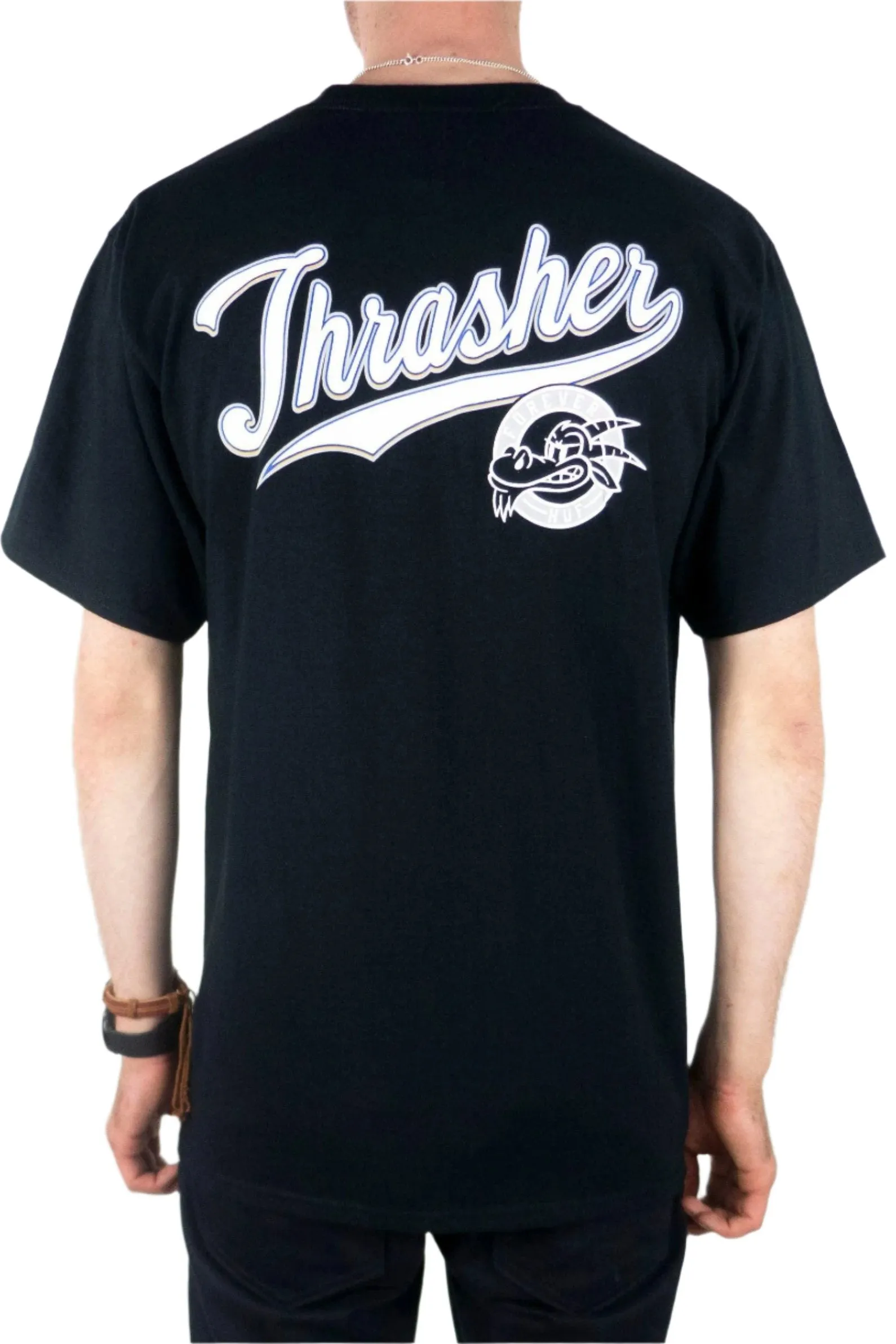 HUF x Thrasher Portola T-Shirt - Black exclusive at Remix