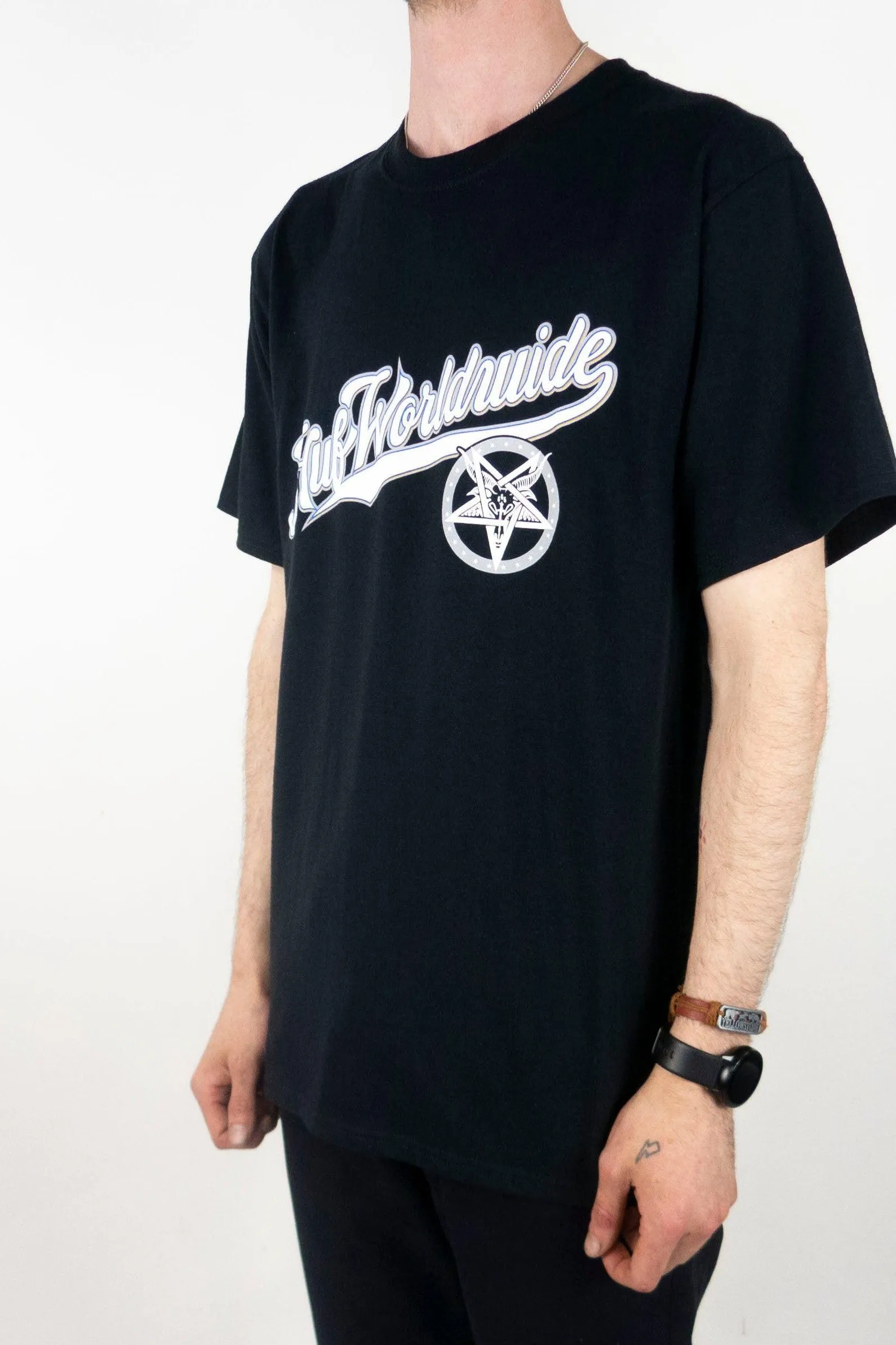 HUF x Thrasher Portola T-Shirt - Black exclusive at Remix