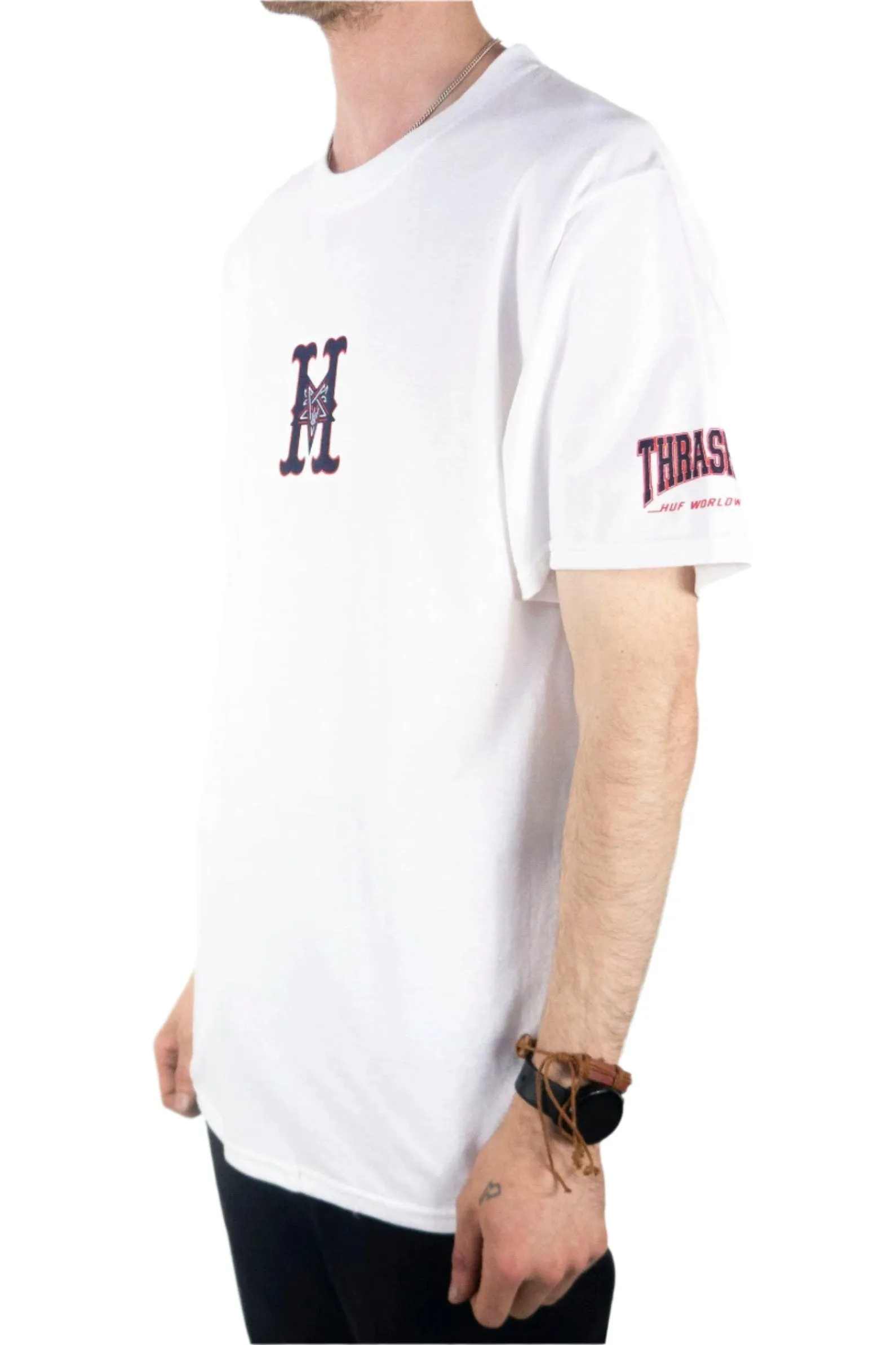 HUF x Thrasher Sunnydale T-Shirt - White exclusive at Remix