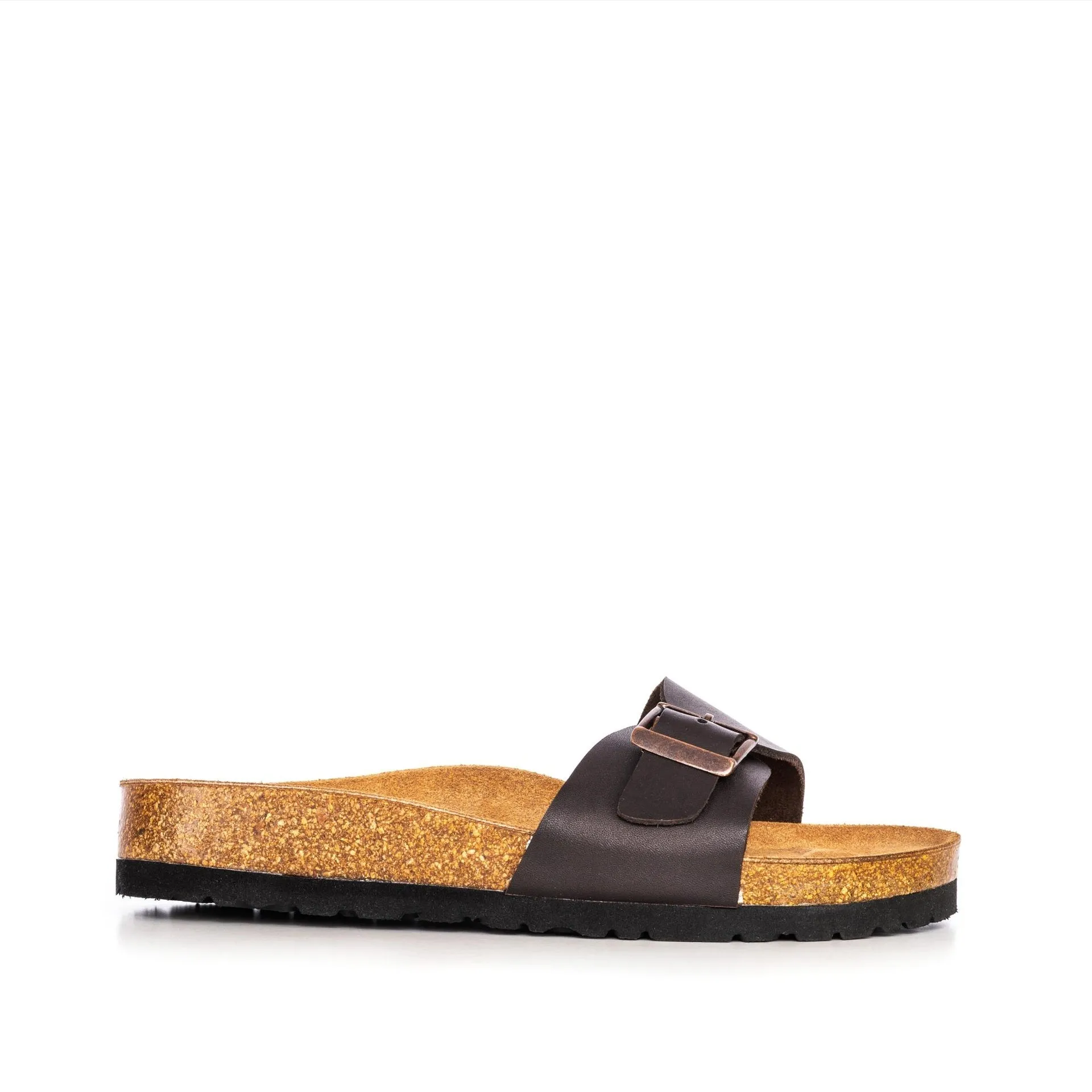 IVY BROWN CORK SANDAL