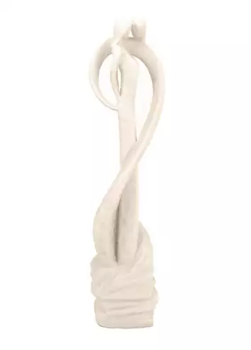 Kaleidoscope ’Tender Kiss’ 82cm Ivory Effect Ornament | Kaleidoscope