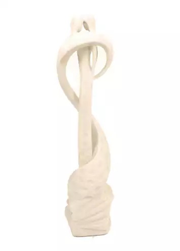 Kaleidoscope ’Tender Kiss’ 82cm Ivory Effect Ornament | Kaleidoscope