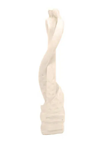 Kaleidoscope ’Tender Kiss’ 82cm Ivory Effect Ornament | Kaleidoscope