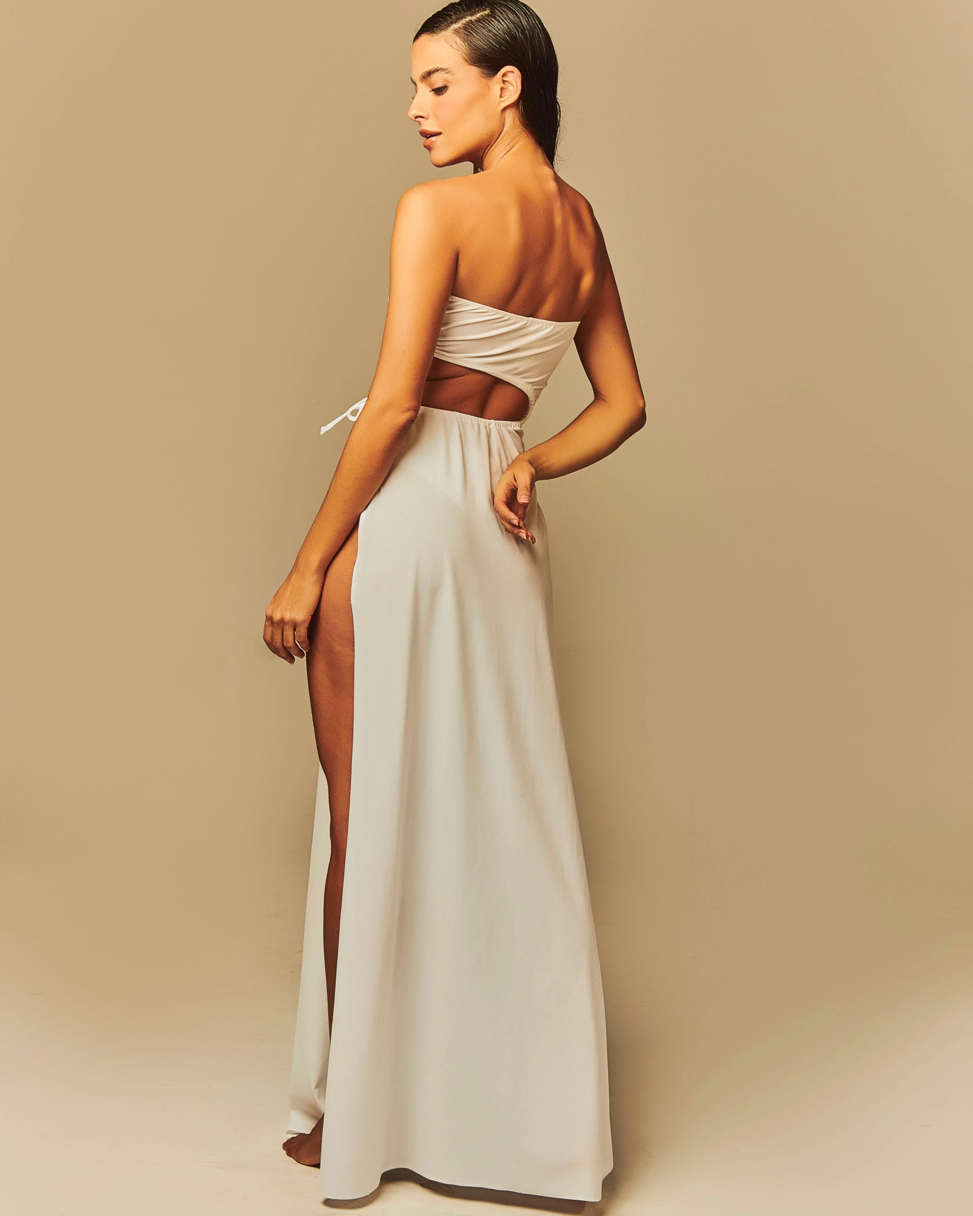 La Sirene - Tessa Dress - White