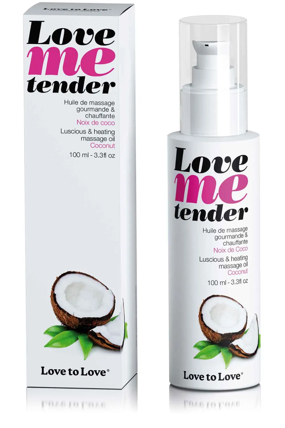 Love Me Tender Warming Massage Oil Coconut 100ml