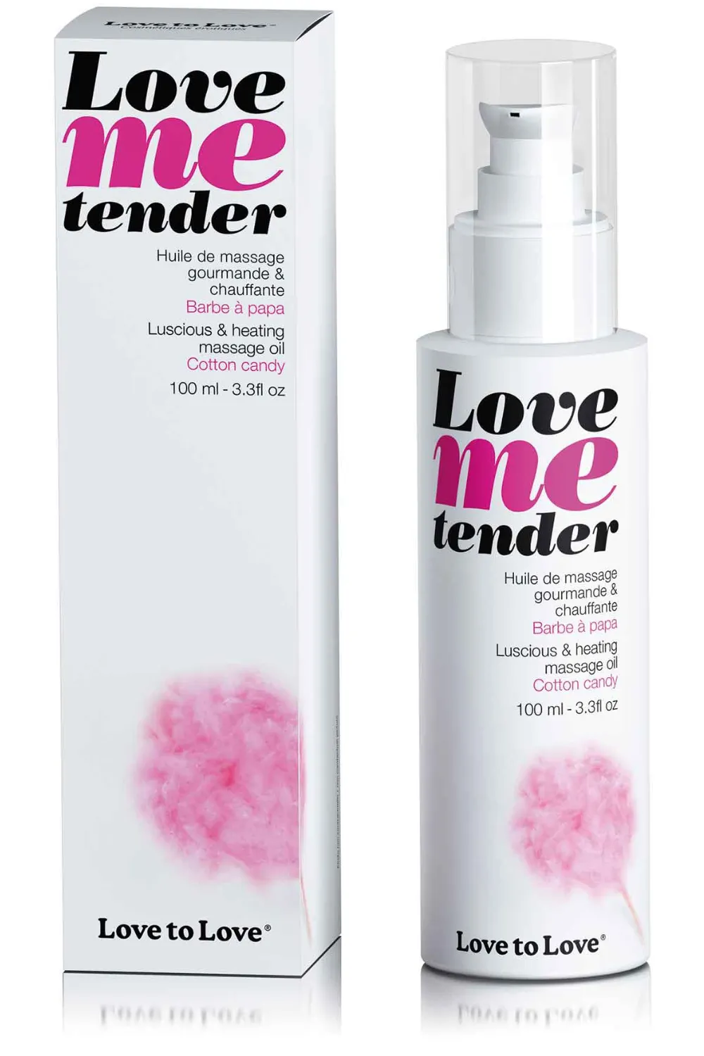 Love Me Tender Warming Massage Oil Cotton Candy 100ml