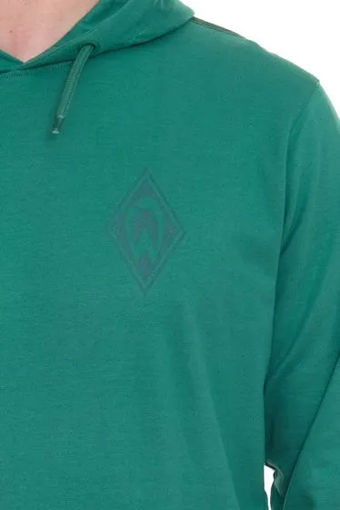 Maglia umbro SV Werder Bremen da uomo, comoda felpa in cotone con logo sul petto UMJM0420 8WA verde