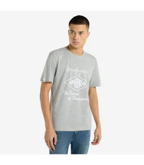 Mens choice of champions t-shirt grey marl Umbro