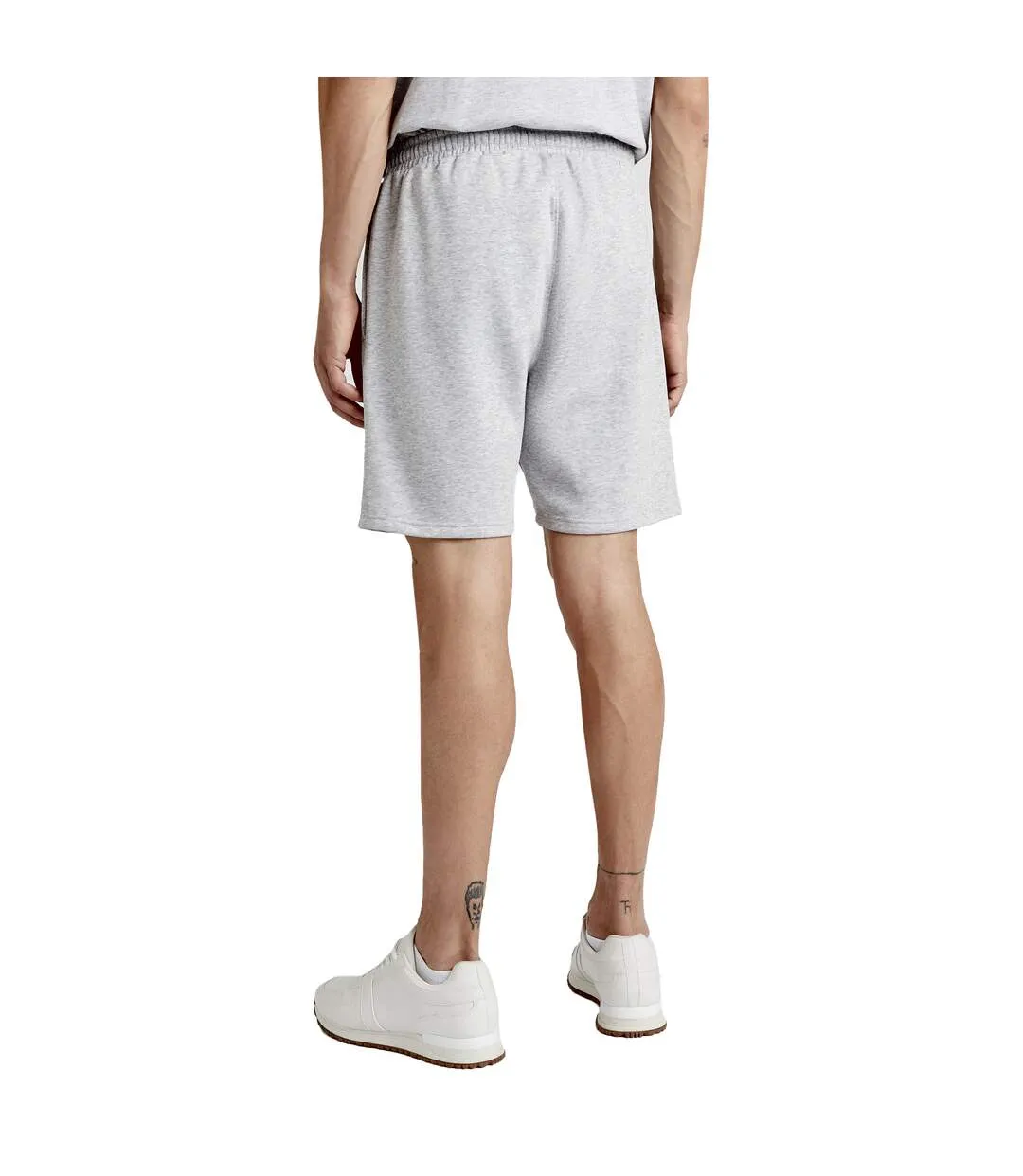 Mens team sweat shorts grey marl/white Umbro