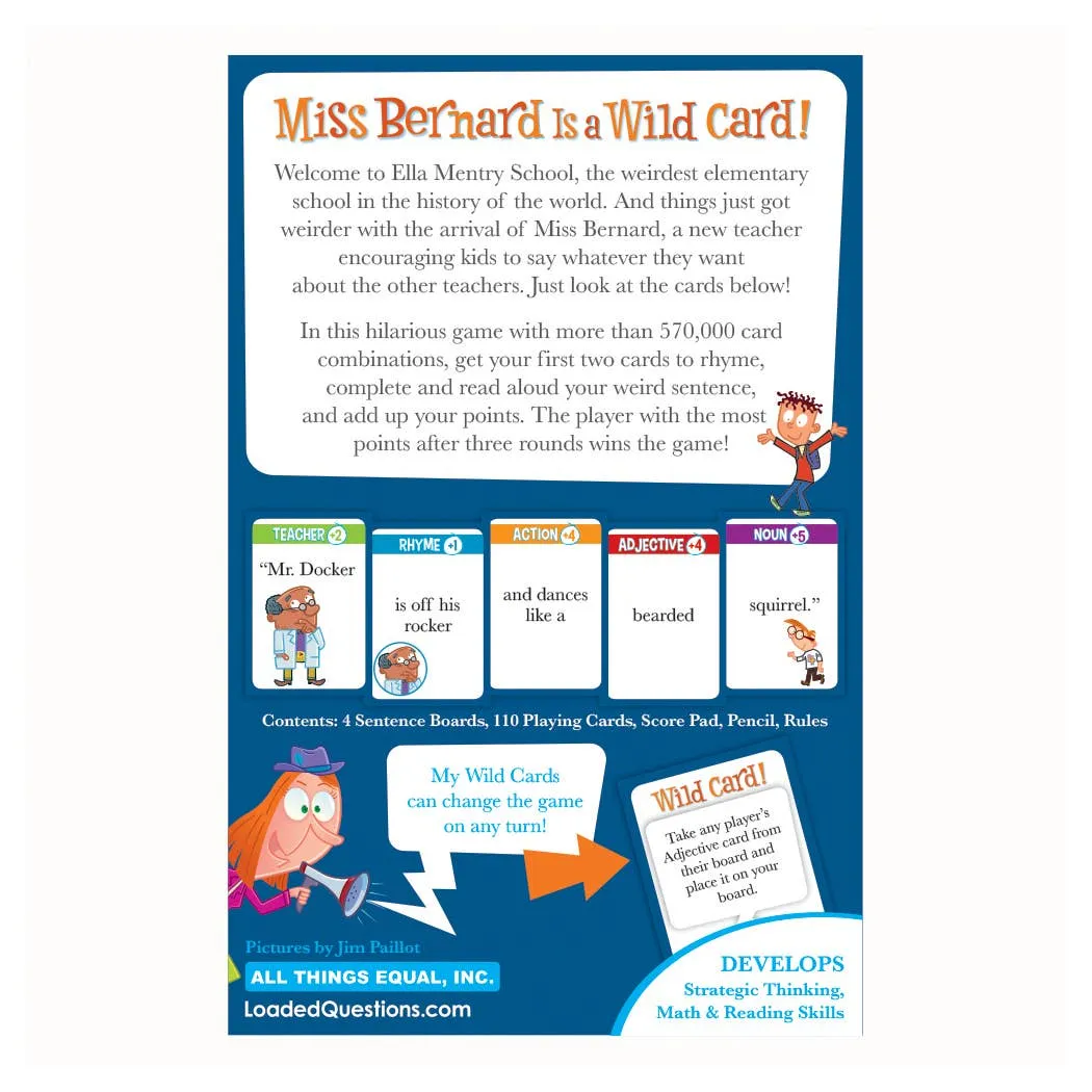 Miss Bernard Is a Wild Card - The My Weird School Game