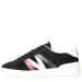 Moncler Monaco M Low Top Suede Trainers Black