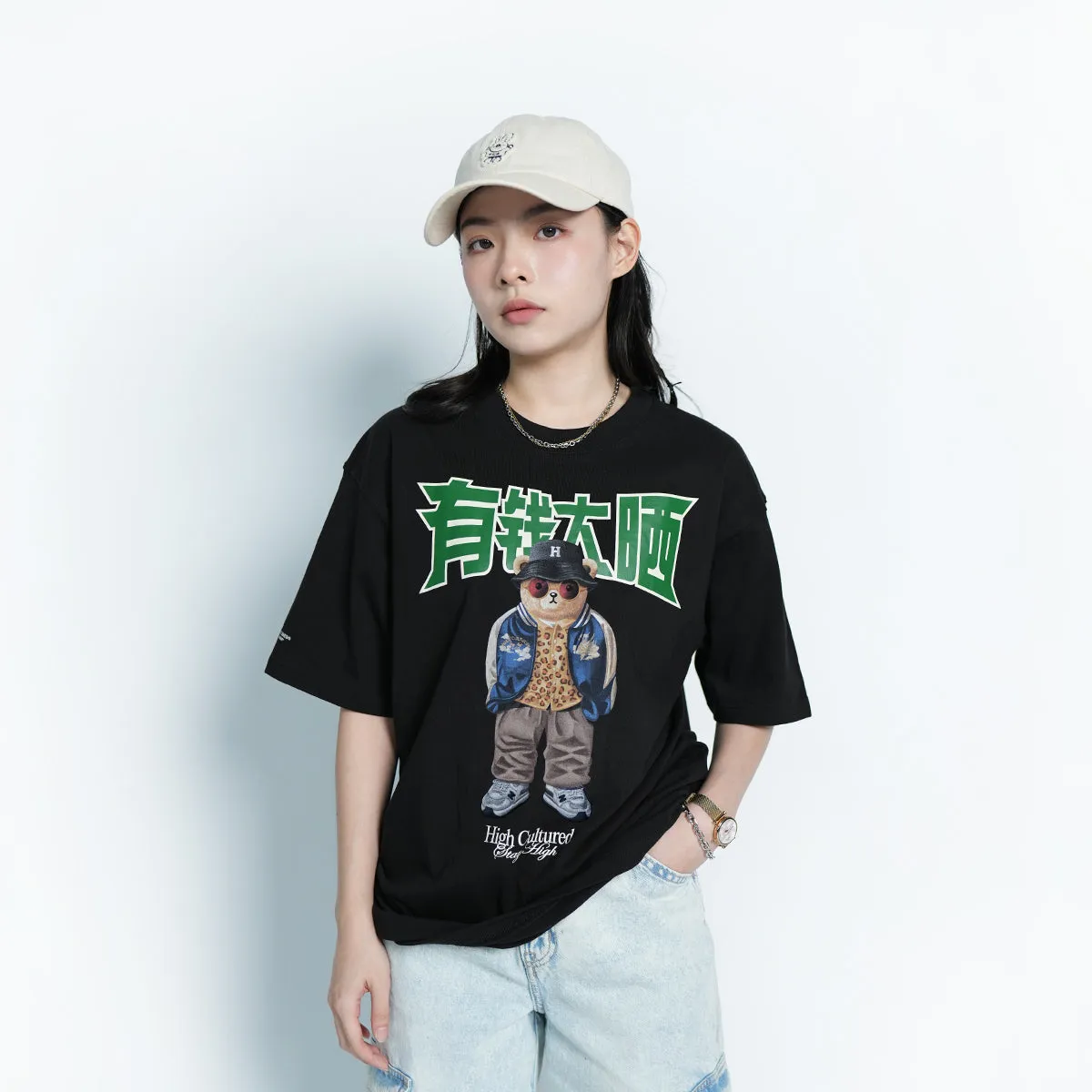 “Money Always Wins” Hiro Loose Tee - 1006