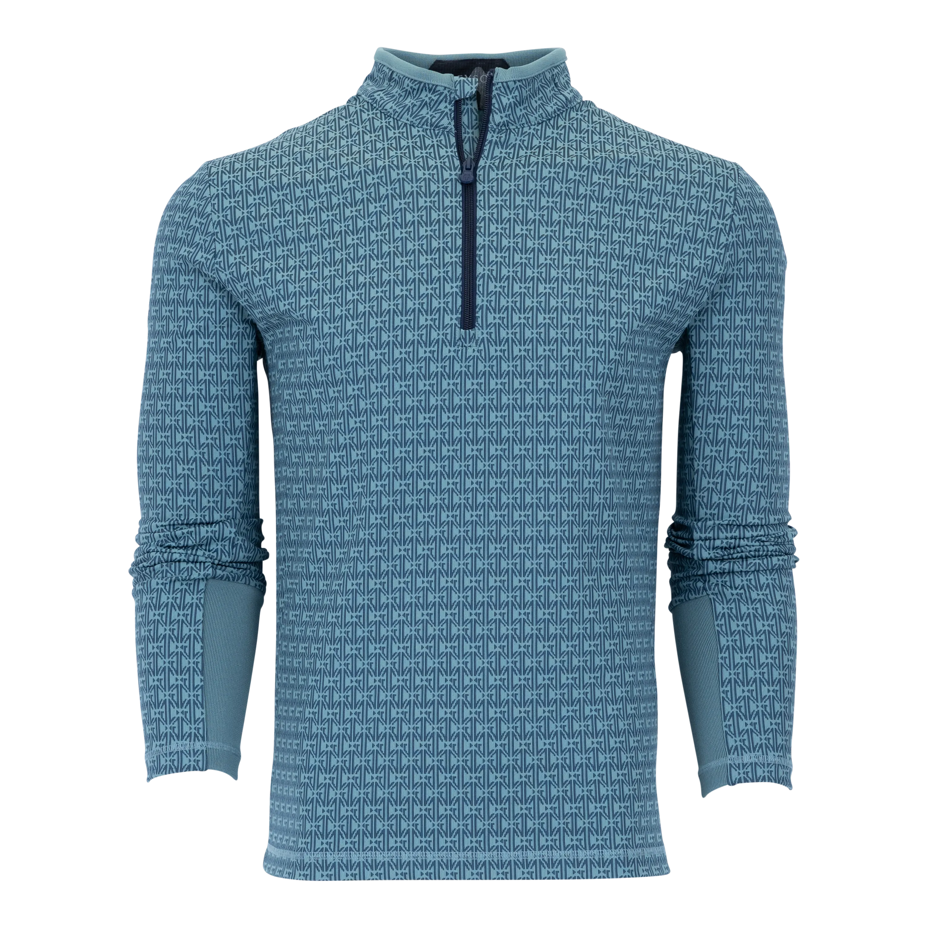 Monogram Jacquard Quarter-Zip