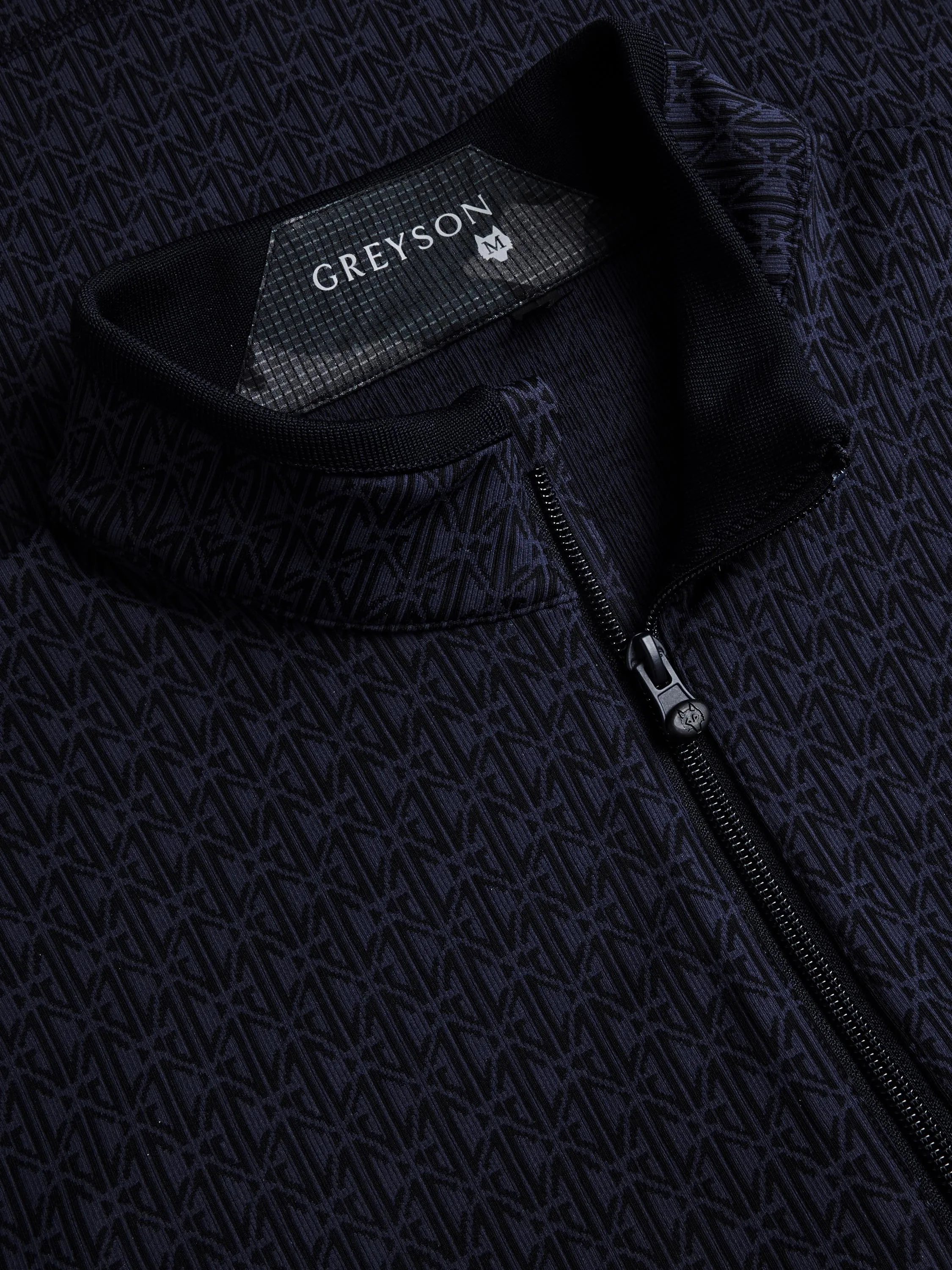 Monogram Jacquard Quarter-Zip