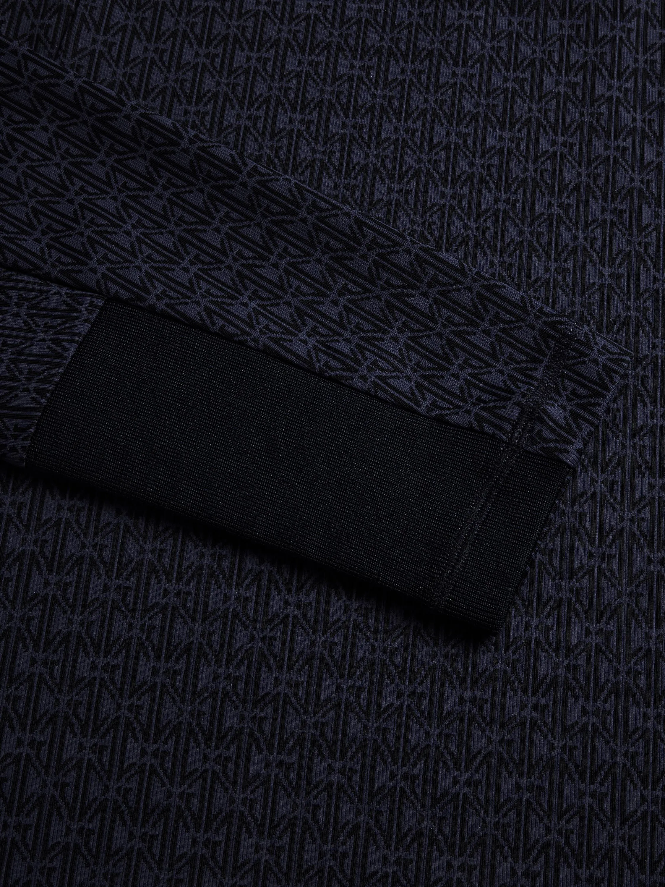 Monogram Jacquard Quarter-Zip