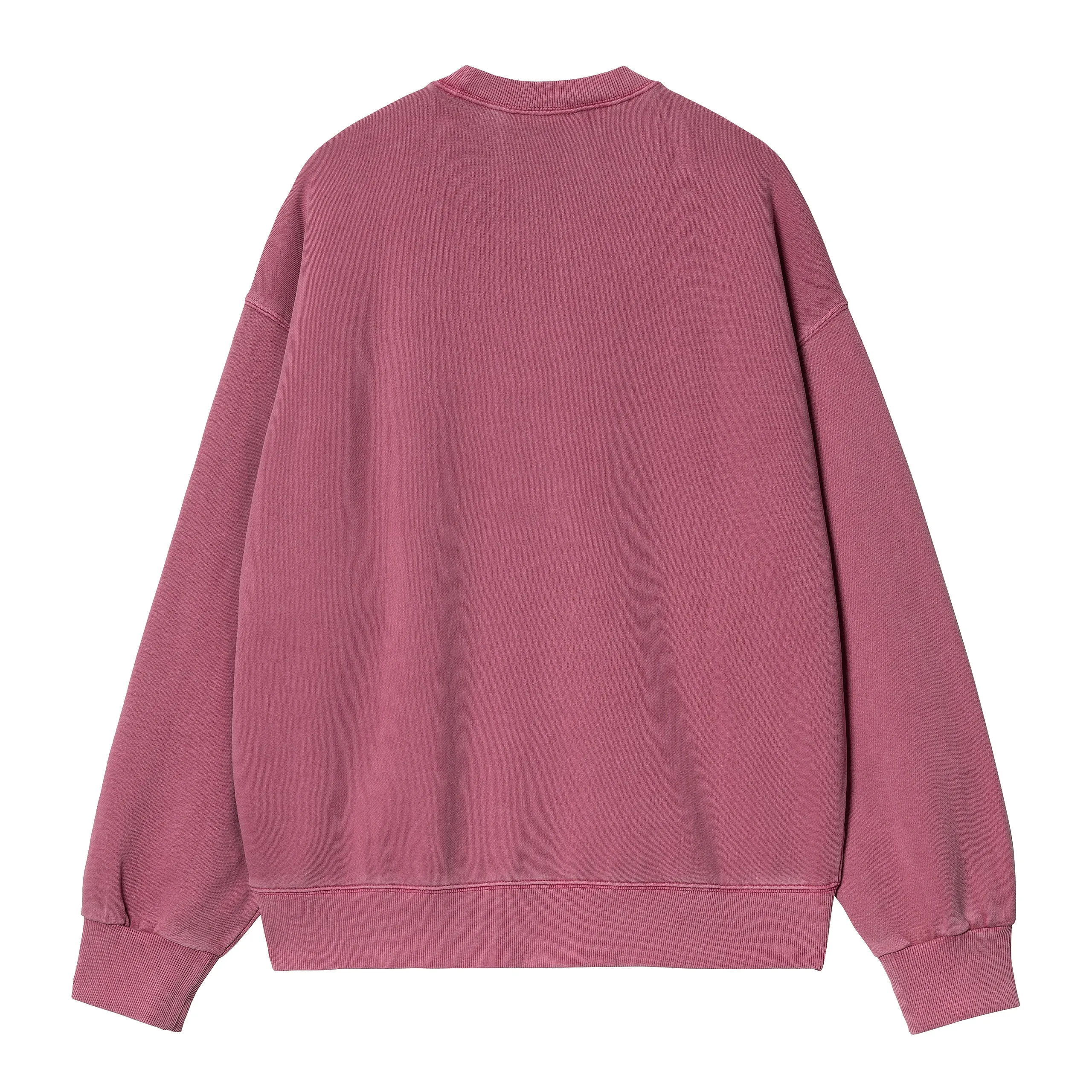 NELSON SWEAT MAGENTA GARMENT DYED