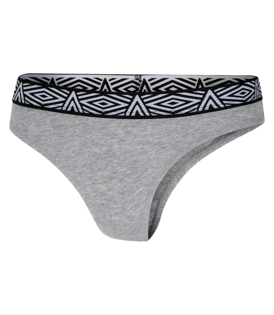 Pack of 3  Womens/ladies core thong  black/grey/white Umbro