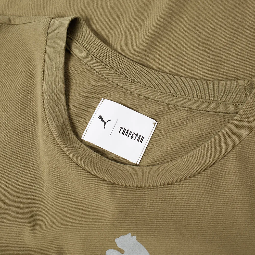 Puma x Trapstar Track TeeBurnt Olive