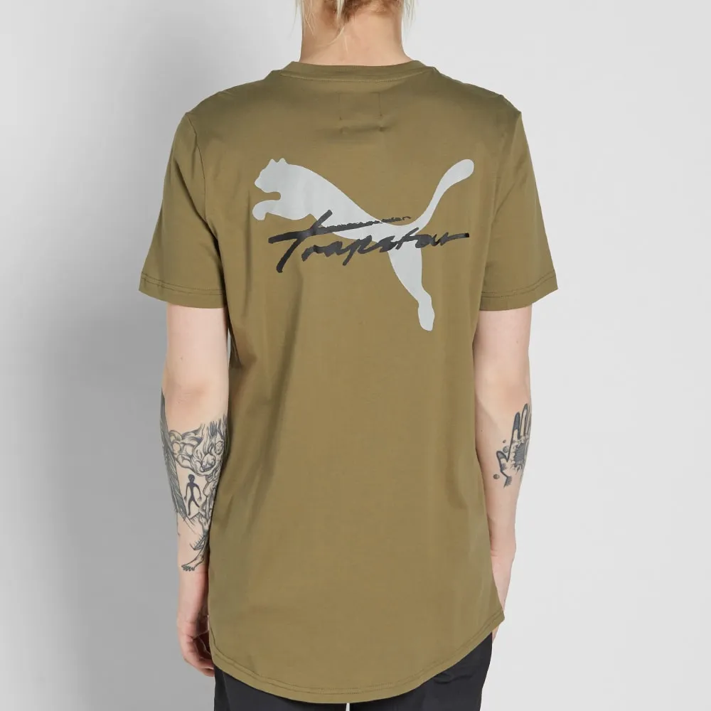 Puma x Trapstar Track TeeBurnt Olive