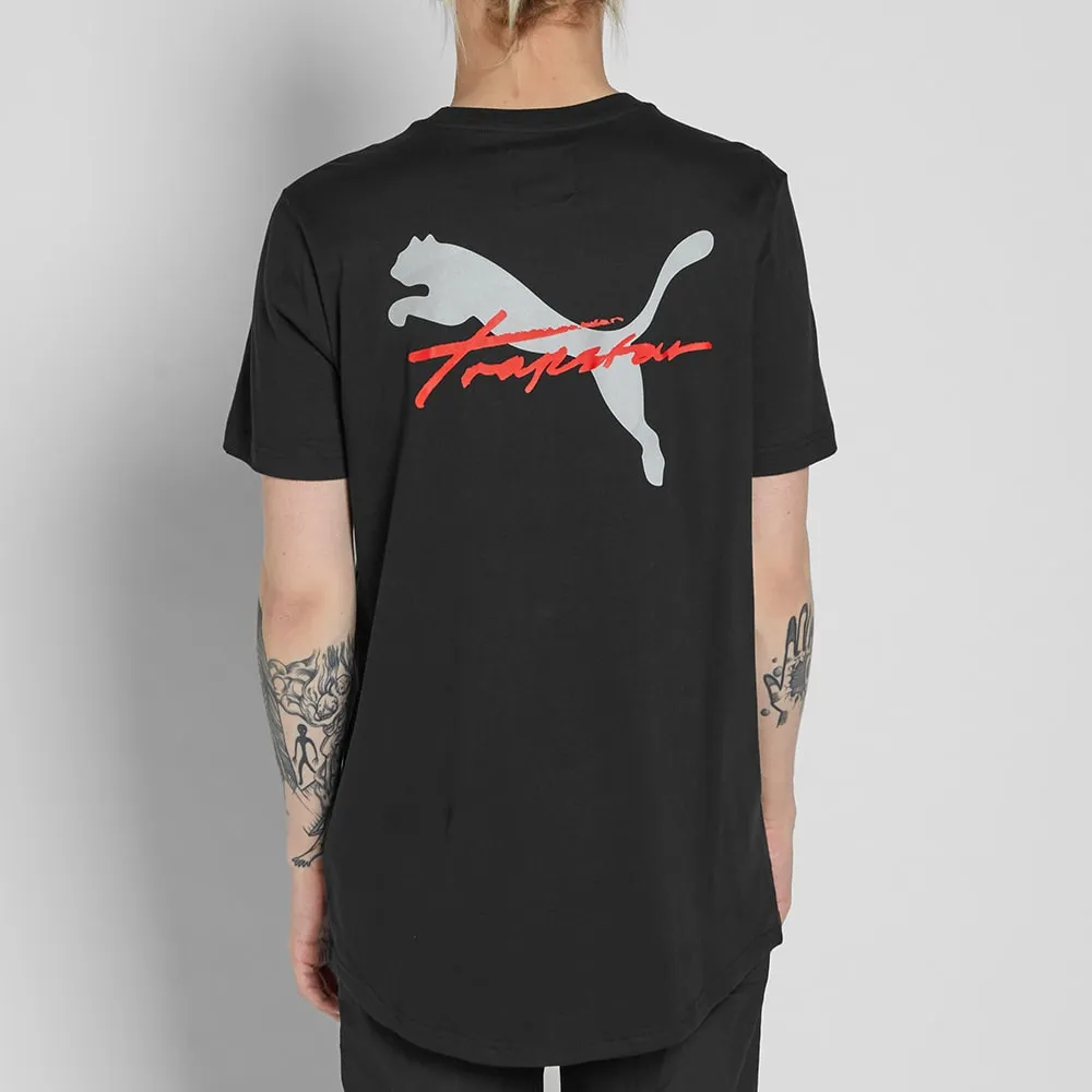 Puma x Trapstar Track TeePuma Black