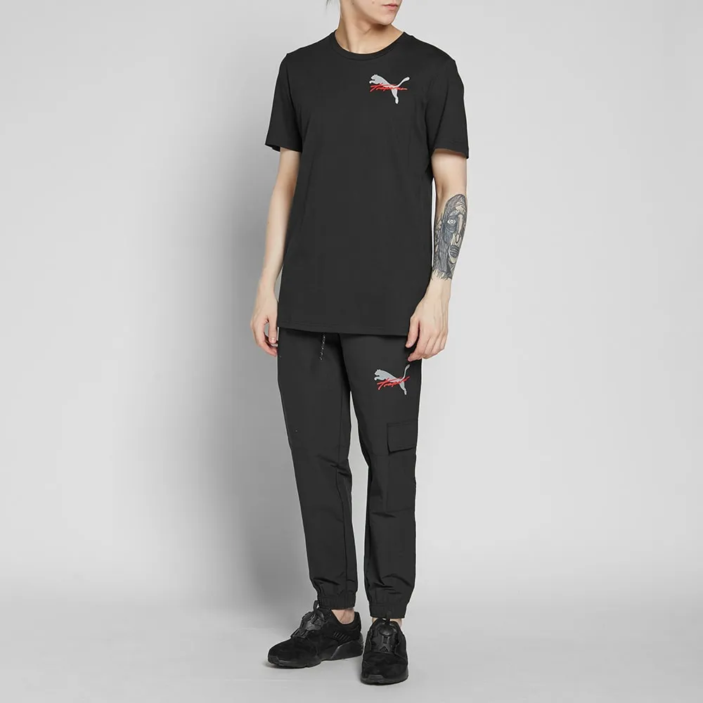 Puma x Trapstar Track TeePuma Black