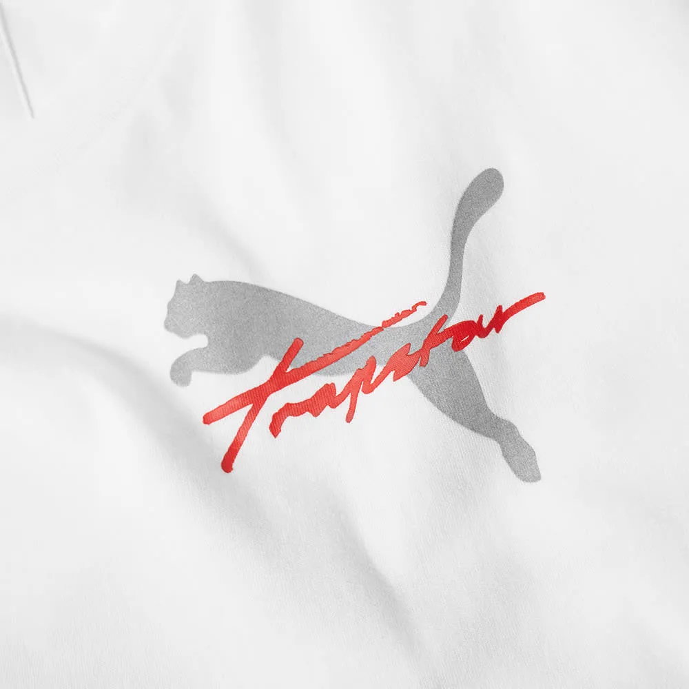 Puma x Trapstar Track TeePuma White