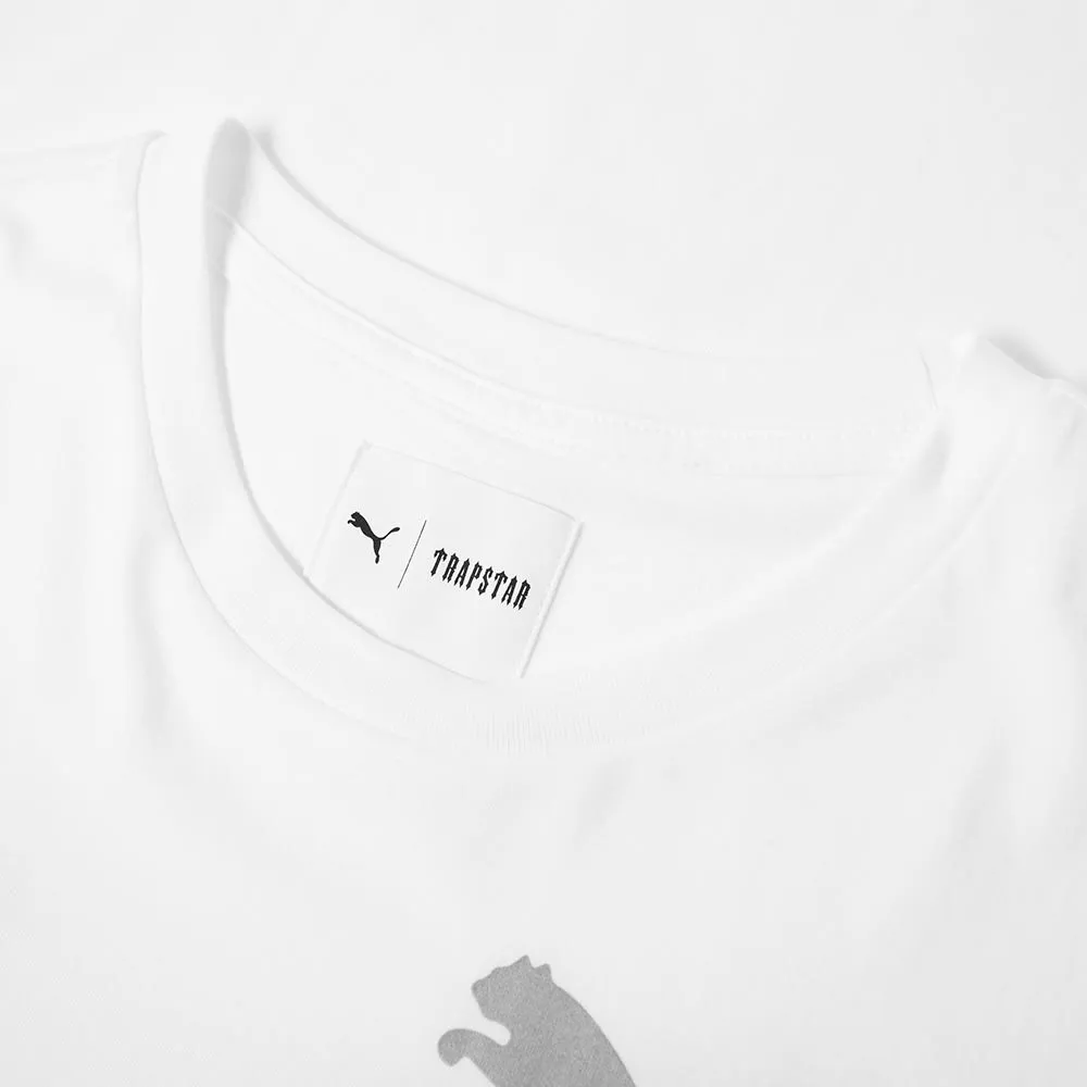 Puma x Trapstar Track TeePuma White