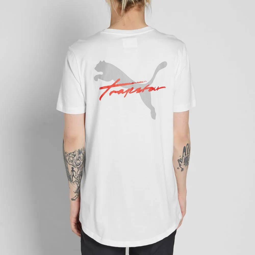 Puma x Trapstar Track TeePuma White