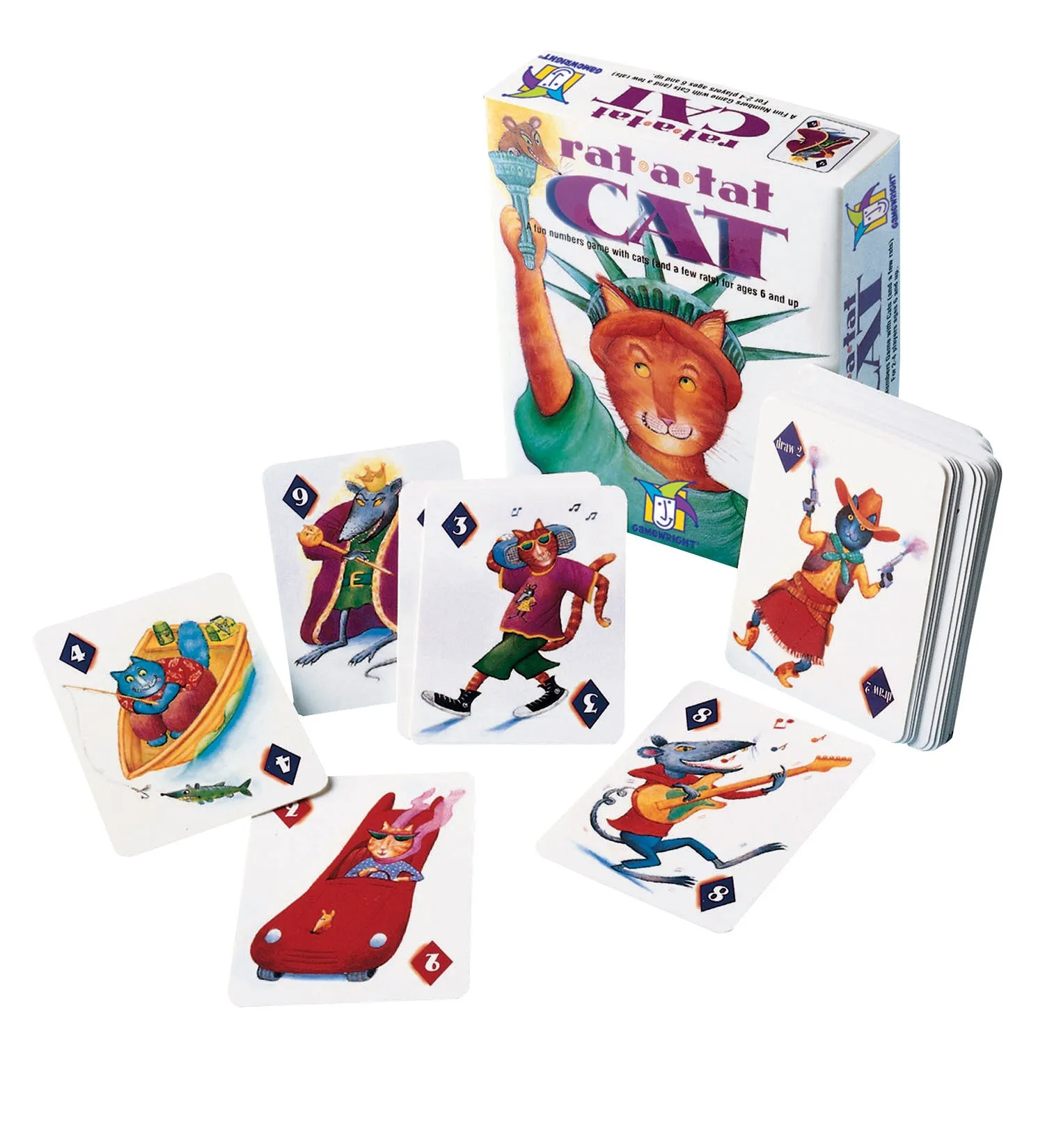 Rat-a-Tat Cat Card Game (Ages 6+)