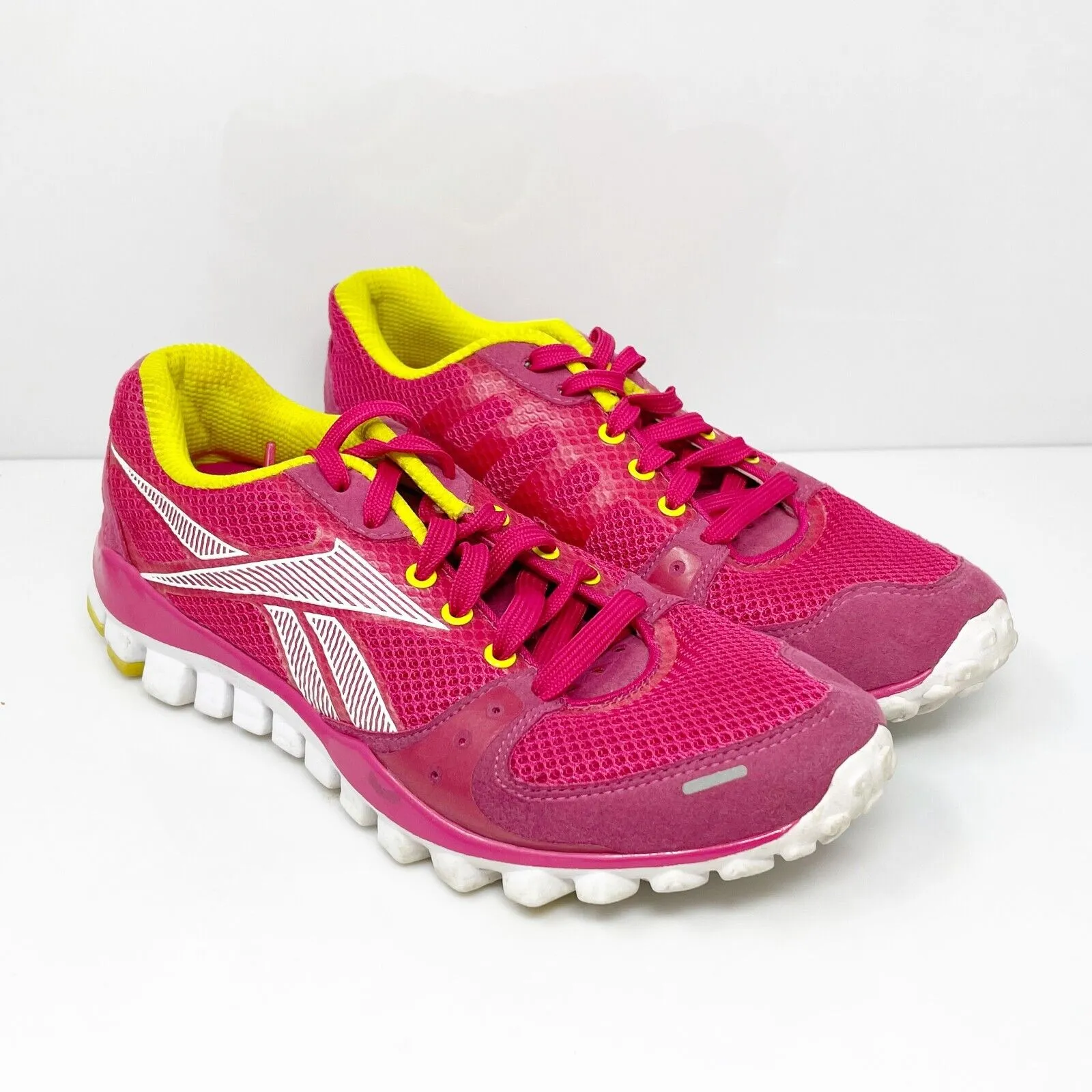 Reebok Womens Realflex Transition J90199 Pink Running Shoes Sneakers Size 8