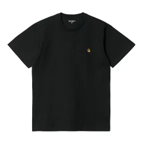 S/S CHASE T-SHIRT BLACK / GOLD