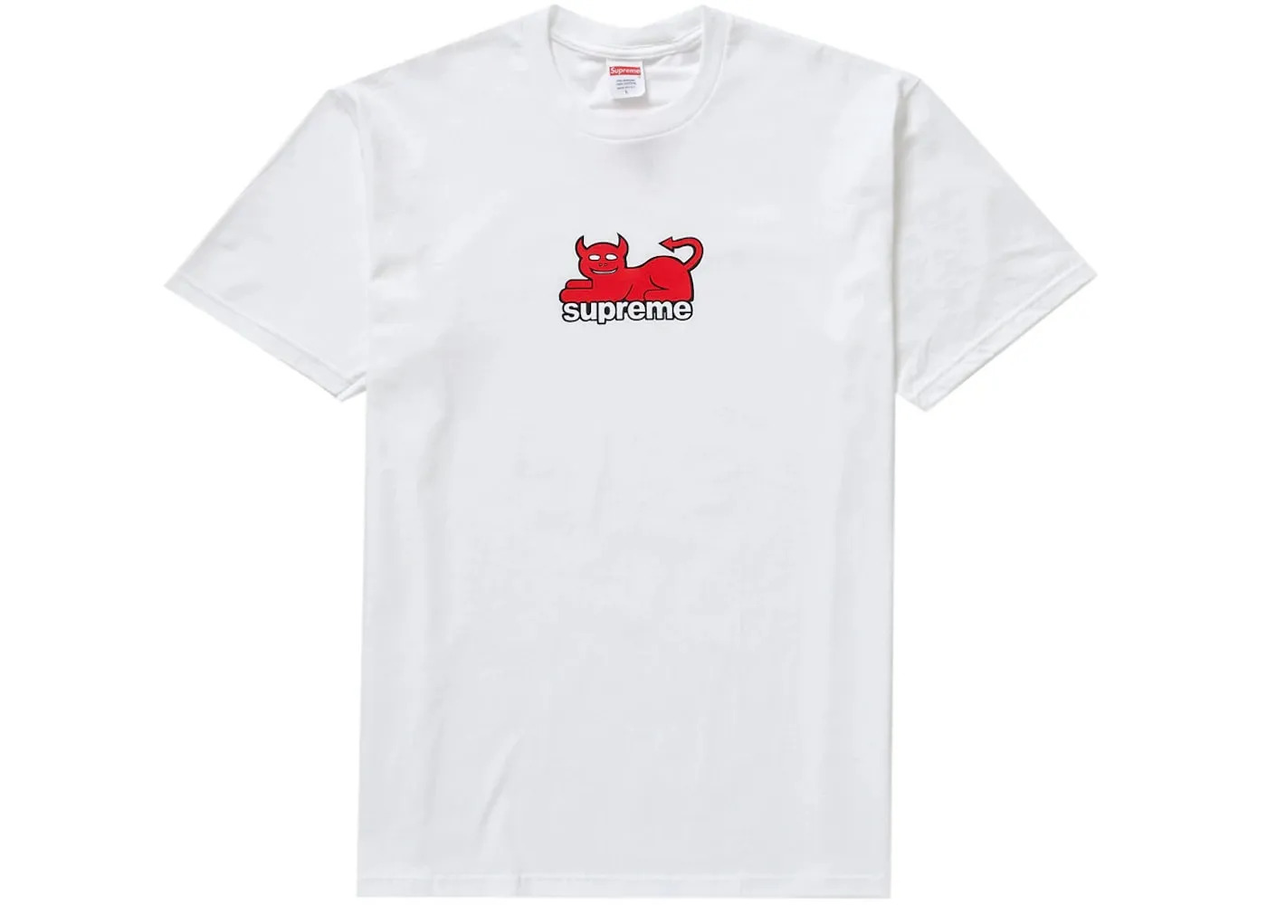 Supreme Toy Machine Devil Cat Tee White