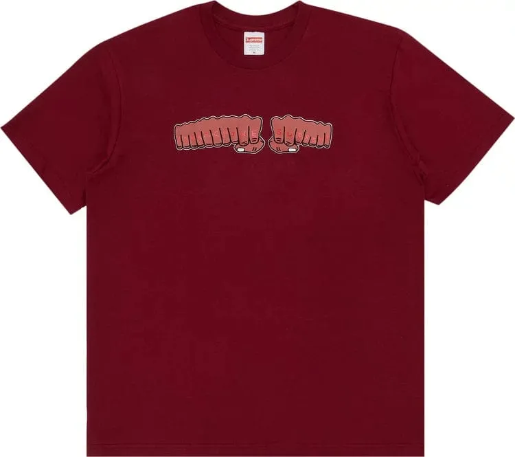 Supreme Toy Machine Fist Tee Cardinal