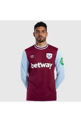 T-Shirts | 24 25 West Ham United FC Long-Sleeved Home Jersey | Umbro