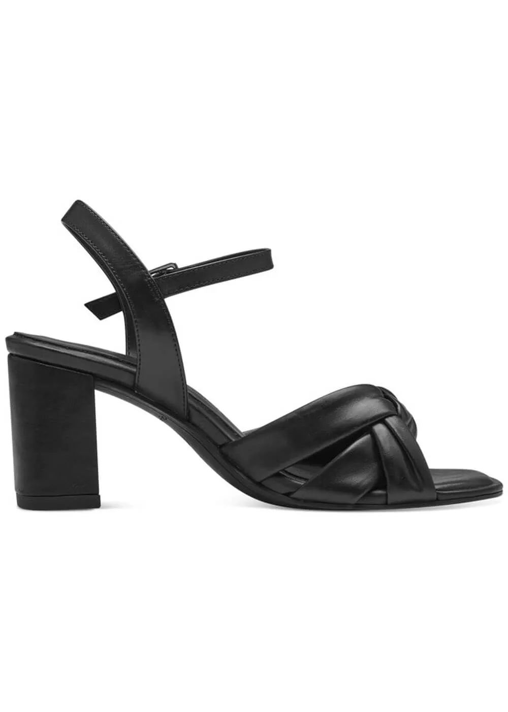 Tamaris Donna Leather Sandals 70's Pumps Black