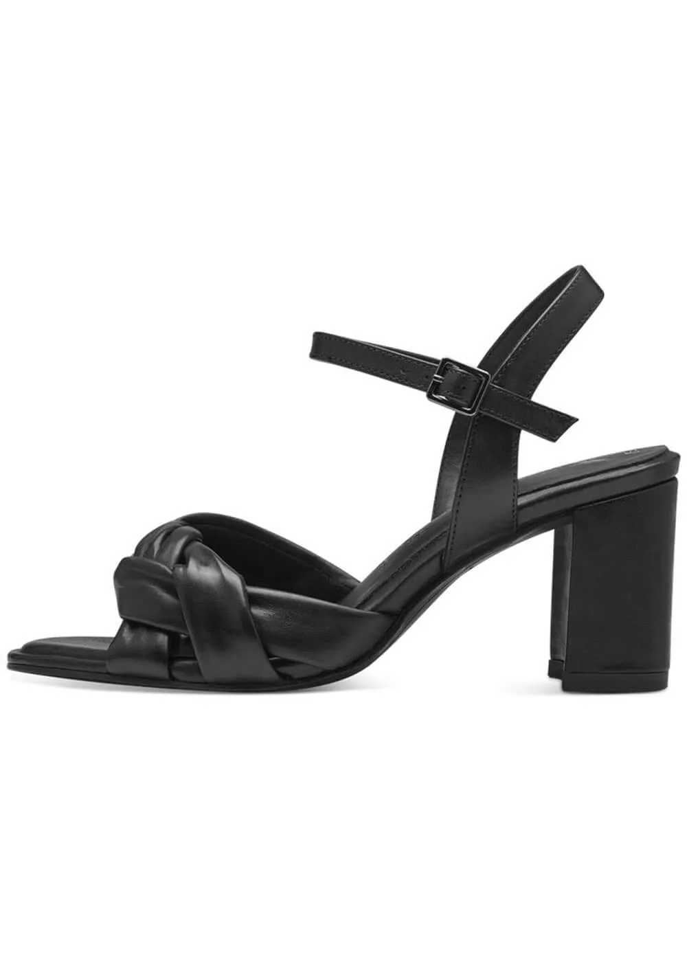 Tamaris Donna Leather Sandals 70's Pumps Black