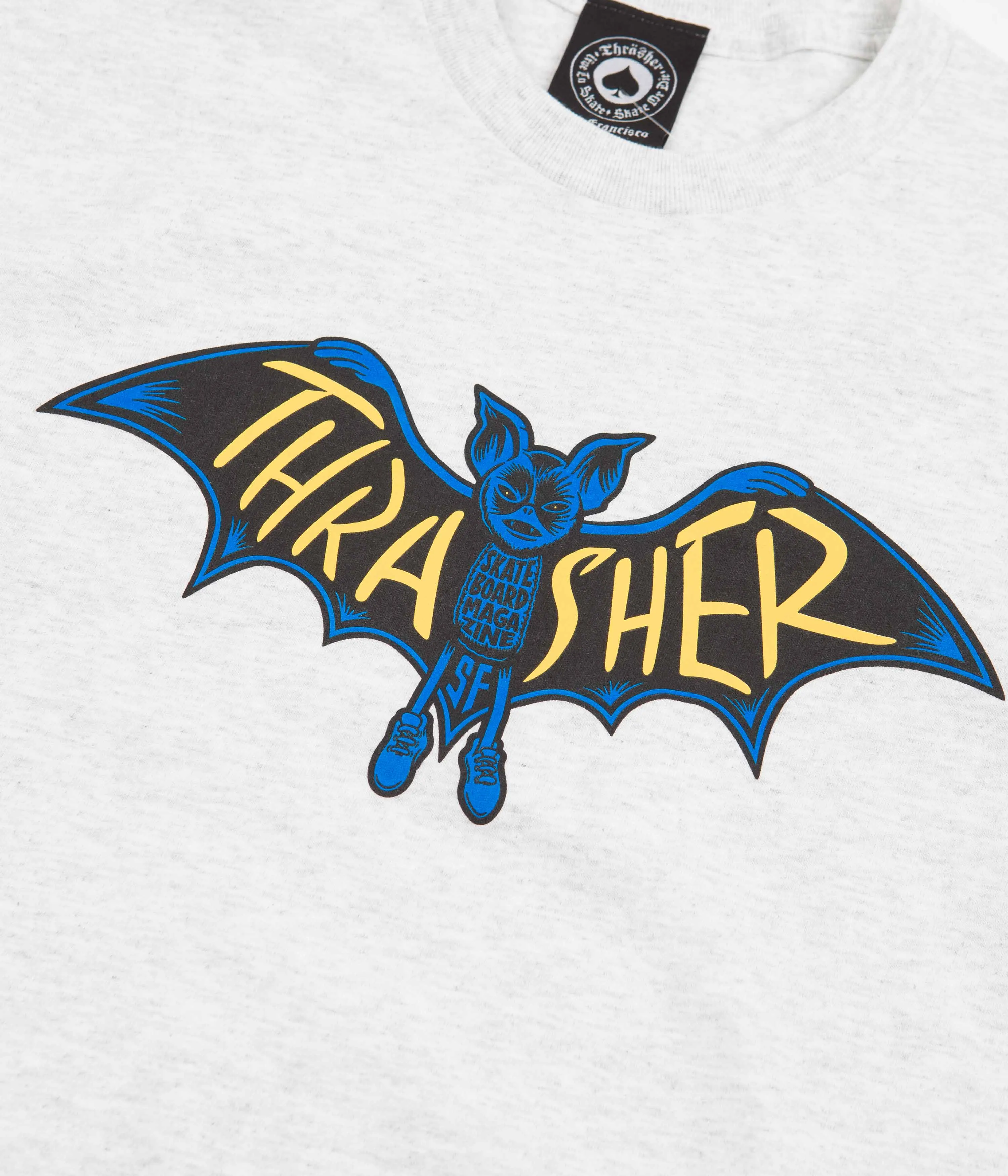 Thrasher Bat T-Shirt - Ash