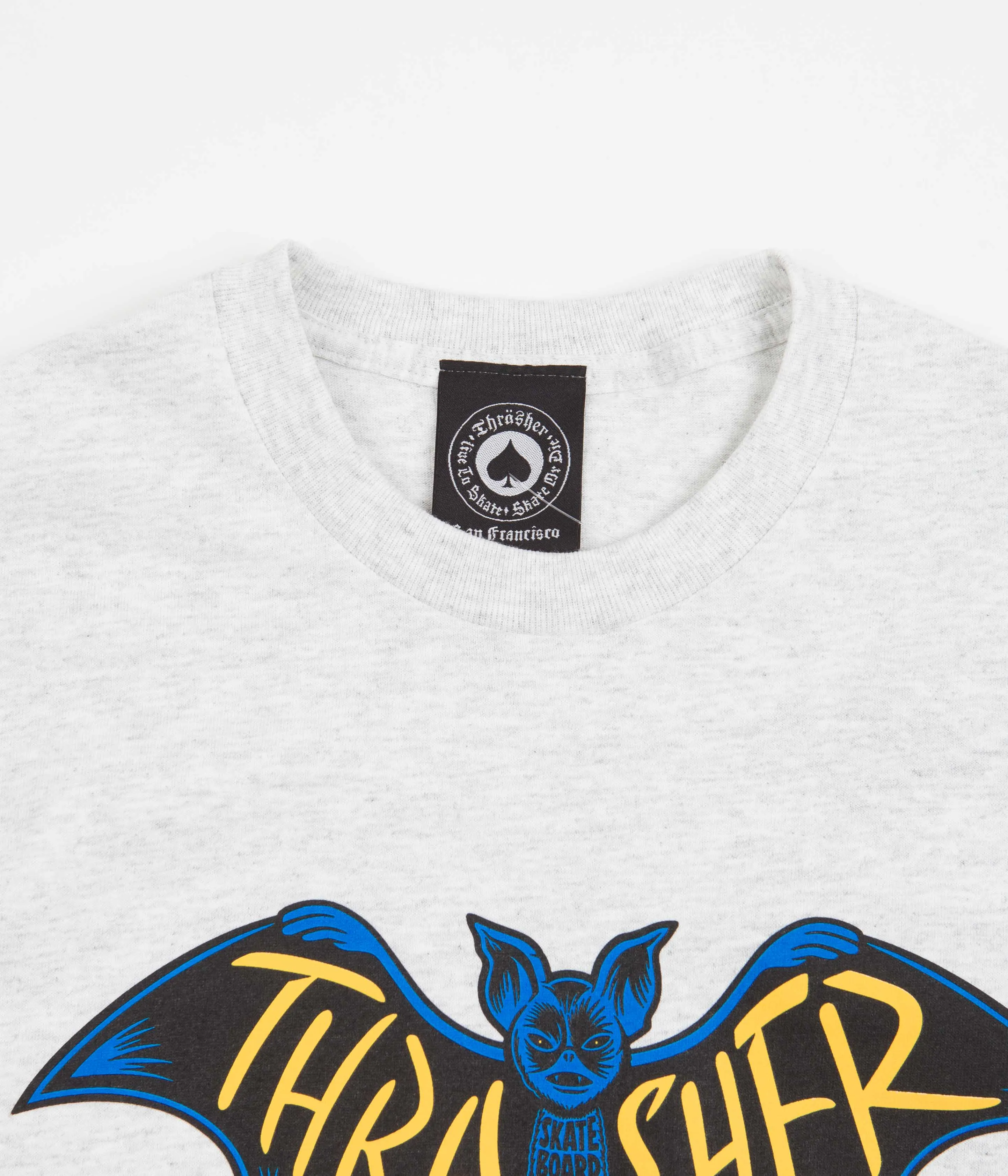 Thrasher Bat T-Shirt - Ash