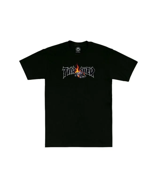 Thrasher Cop Car T-Shirt | Black