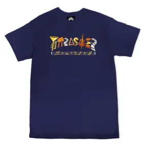 Thrasher Filmore T-Shirt Navy Blue