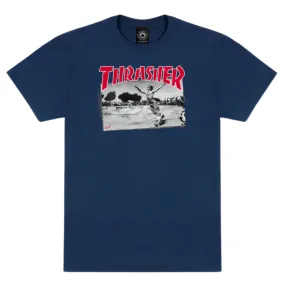 Thrasher Jake Dish Tee Navy