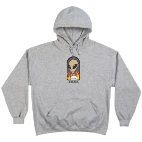 Thrasher Magazine X Alien Workshop Believe Hoodie - Grey