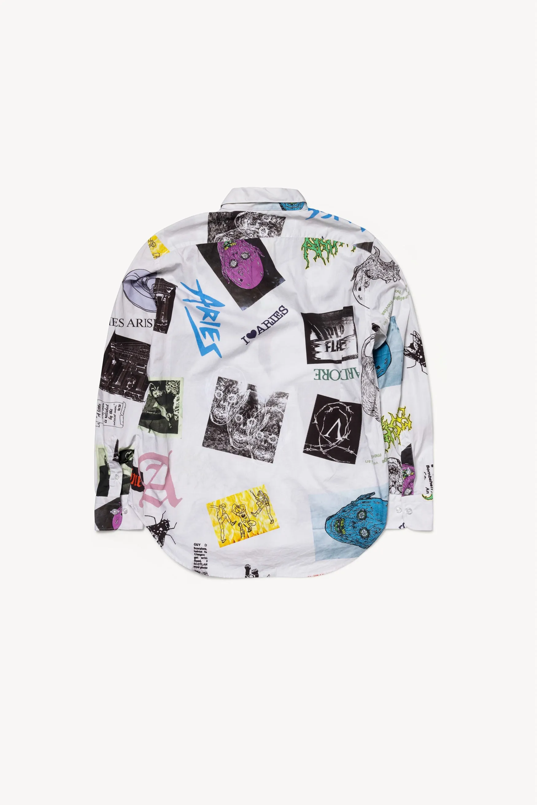 Thrasher Print Shirt Long Sleeve