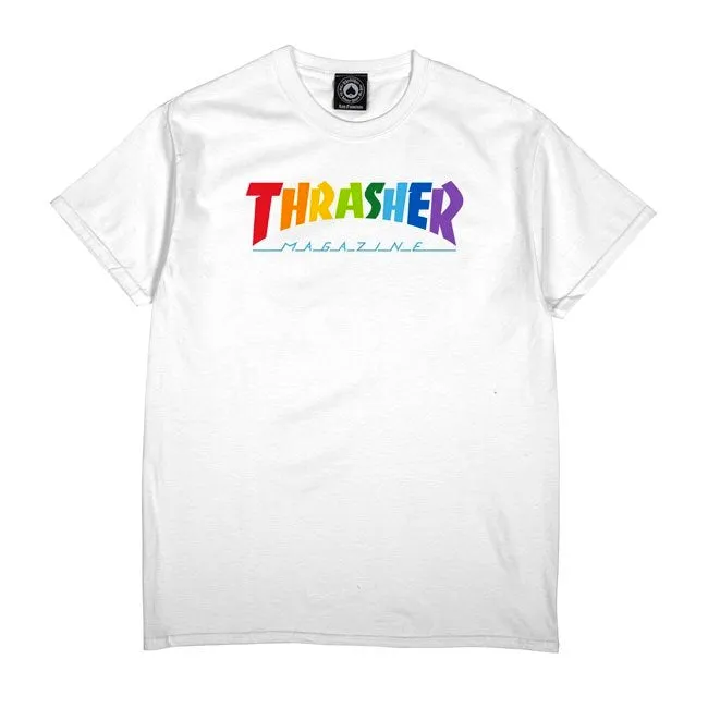 THRASHER RAINBOW MAG MENS T-SHIRT