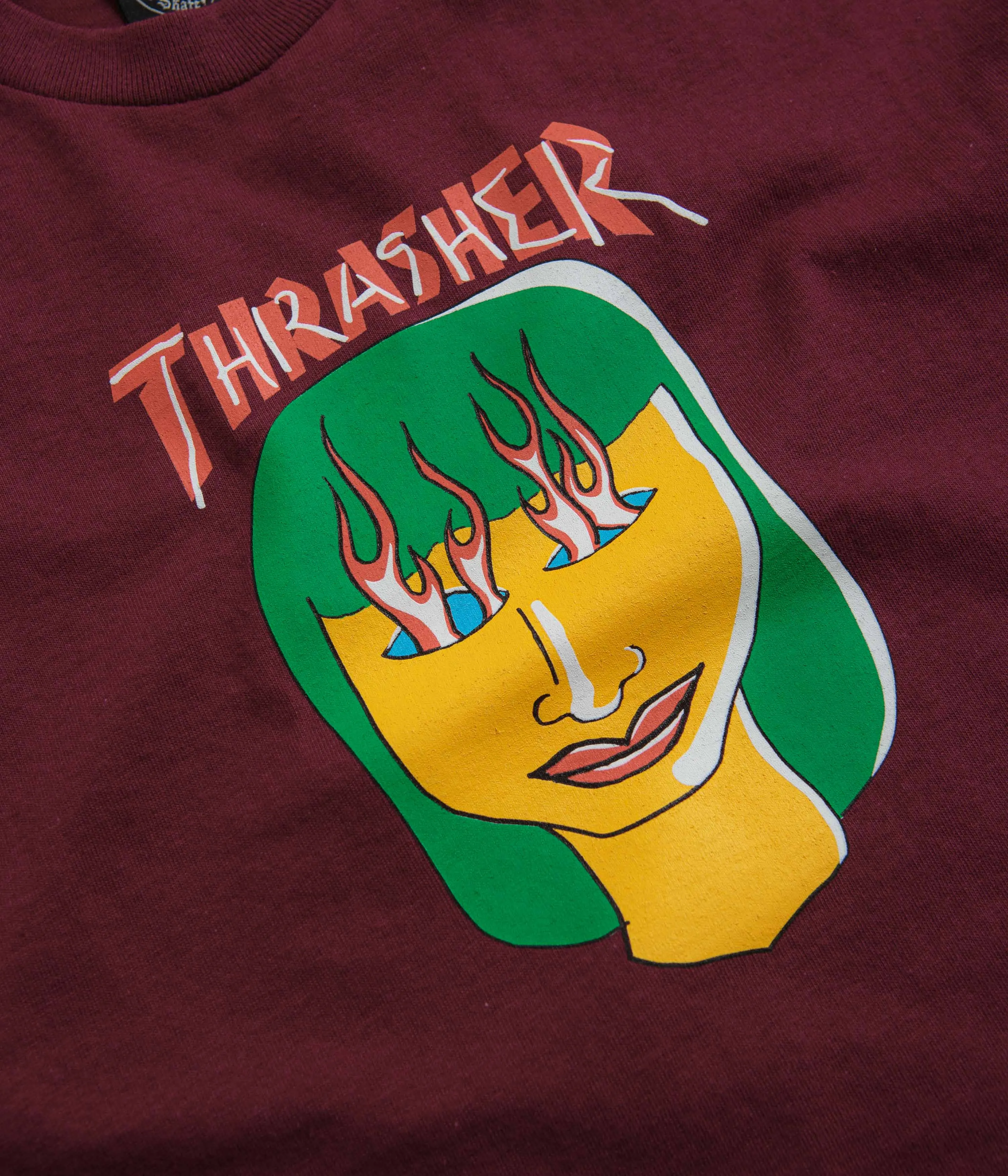 Thrasher Talk Shit By Gonz T-Shirt - Maroon