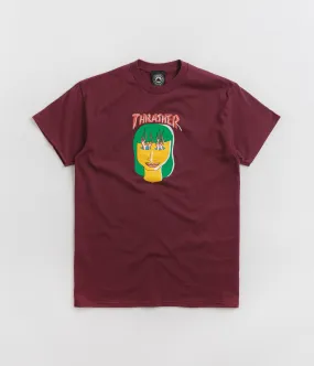 Thrasher Talk Shit By Gonz T-Shirt - Maroon